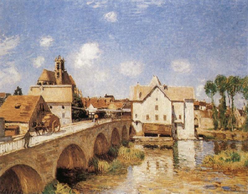 The Bridge of Moret, Alfred Sisley